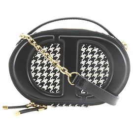 Autre Marque Bolso de hombro 2 vías Christian Dior CD Signature Houndstooth Canvas
