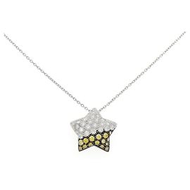Autre Marque Southern Cross Platinum Au750 Diamant-Halskette