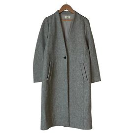 Autre Marque IENA No Collar Wool Coat