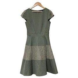 Autre Marque Abito JUSGLITTY Roshe Switching French Sleeve Dress