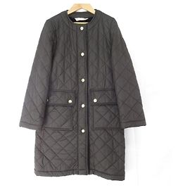 Mackintosh HUNA Quilted Collarless Long Coat