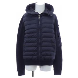 Moncler Down Jacket Navy Blue