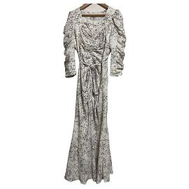 Autre Marque Snidel Barie Print Kleid mit Raffung