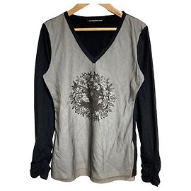 Autre Marque Top con scollo a V a strati VIVIENNE TAM