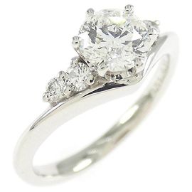 Autre Marque Anel Monnickendam de platina e diamante