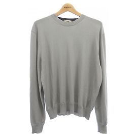 Top de malha de lã Hermès Cinza