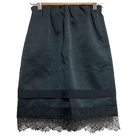 Autre Marque Satin-Spitzenrock N°21