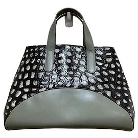 Autre Marque HIROKO HAYASHI MAGENTA Leder Tote Bag