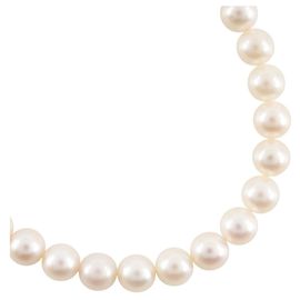 Autre Marque Collar de plata y perlas