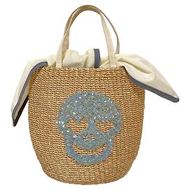 Autre Marque BEAUTY&YOUTH UNITED ARROWS Skull Sequin Basket Bag