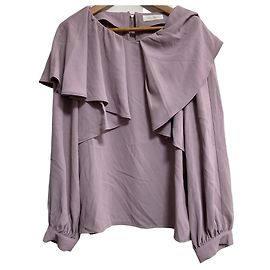 Autre Marque And Couture Chiffon-Pullover mit Rüschen