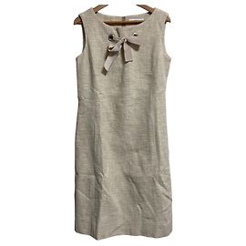 Autre Marque Miss J ärmelloses Tweed-Kleid mit Band