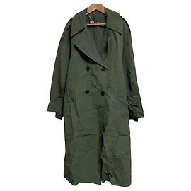 Autre Marque ZARA Trench Coat Green Khaki