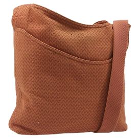 Hermès HERMES Sac Depansage Shoulder Bag Jacquard Orange Auth 203706A