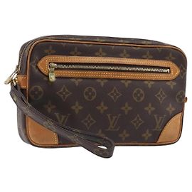 LOUIS VUITTON Monogram Marly Dragonne GM Clutch Bag M51825 LV Auth ep16004