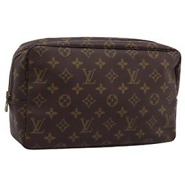 LOUIS VUITTON Monogram Trousse Toilette 28 Clutch Bag M47522 LV Auth 206246