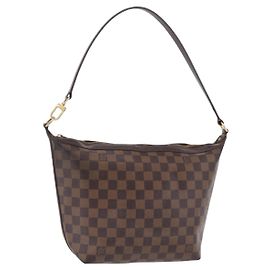 LOUIS VUITTON Damier Ebene Illovo MM Schultertasche N51995 LV Auth mr3011