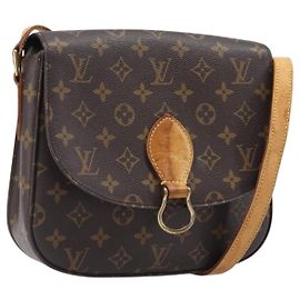 LOUIS VUITTON Monogram Saint Cloud GM Shoulder Bag M51242 LV Auth 203394