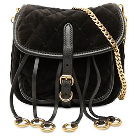 Sac bandoulière Prada Impuntu Velluto Corsaire noir
