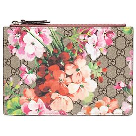 Clutch Gucci GG Supreme Blooms Rosa