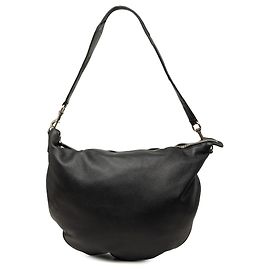 Gucci Half Moon Hobo aus schwarzem Kalbsleder