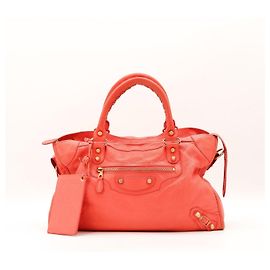 Bolsa Balenciaga City Classic Coral