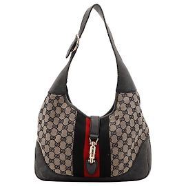 Gucci Borsa Hobo Jackie in tela monogram