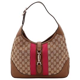 Gucci Jackie Hobo Bag Medium GG Canvas