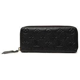 Cartera larga Zippy Louis Vuitton Monogram Empreinte negra