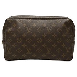 Louis Vuitton Brown Monogram Trousse Toilette 28