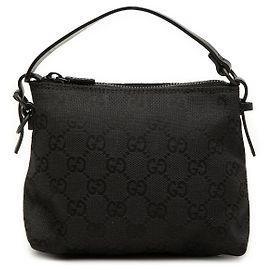 Borsa Gucci in tela GG nera
