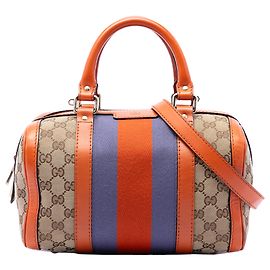 Bolso Boston Gucci Beige Small GG Canvas Web Joy