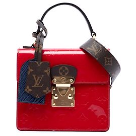 Louis Vuitton Red Monogram Vernis Spring Street