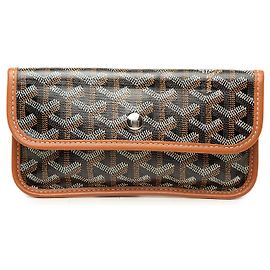 Goyardine Saint Louis Pouch Schwarz Goyard