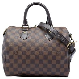 Louis Vuitton Brown Damier Ebene Speedy Bandouliere 25