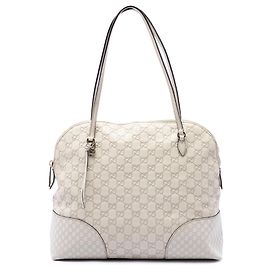 Bolso Gucci White Medium Guccissima Bree Dome Tote