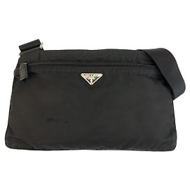 Prada Tessuto Pochette mit Dreiecks-Logo
