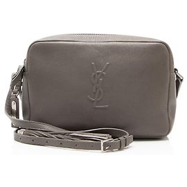 Autre Marque Sac Lou Camera Bag en cuir de veau monogrammé Saint Laurent