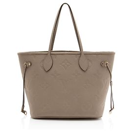 Borsa Tote Louis Vuitton Giant Monogram Empreinte Neverfull MM