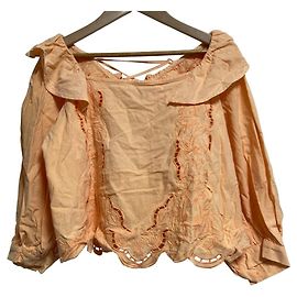 Autre Marque Blusa con Cordones y Bordados Casa Fline