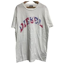 Autre Marque T-shirt de algodão com estampado do logótipo Diesel