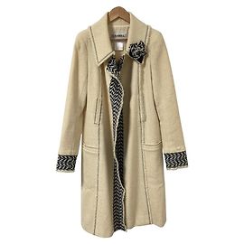 Chanel Camellia Tweed Mantel