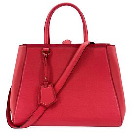 Fendi 2Jours Leather Medium