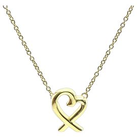 Autre Marque Collar Tiffany Loving Heart en oro amarillo de 18K