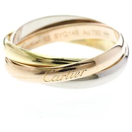 Cartier Trinity Ring in 18K Gelb-, Rosé- und Weißgold