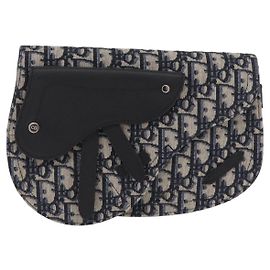 Christian Dior Saddle Messenger Oblique Canvas