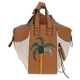 Loewe Ken Price Hammock aus bedrucktem Leder und Canvas Small