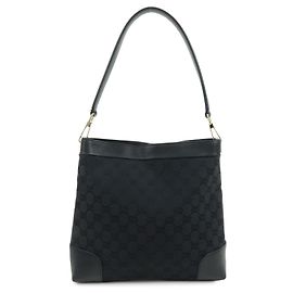 Gucci Gucci GG Canvas North-South Tote GG Canvas and Leather Medium
