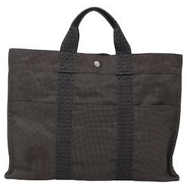 Hermès Hermes Fourre Tout Toile MM