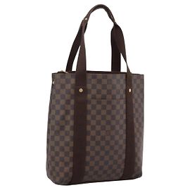 Sac Tote LOUIS VUITTON Damier Ebene Kababobur N52006 LV Auth bs37350